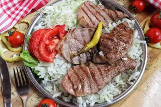 Teleća šnicla + kolač