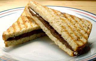 Sándwich de Nutella