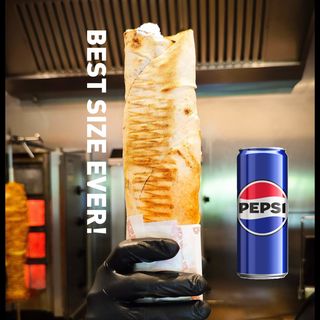 Super Mega Naleśniki Tortilla 50cm + Pepsi 330ml