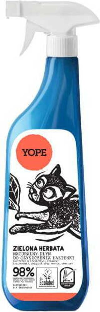 Naturalny płyn do czyszczenia łazienki Zielona herbata 750ml Yope