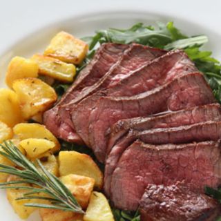 Tagliata di Manzo con patate