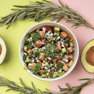 Salade au saumon grillé 