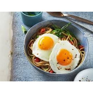 Noodles, Fried Egg