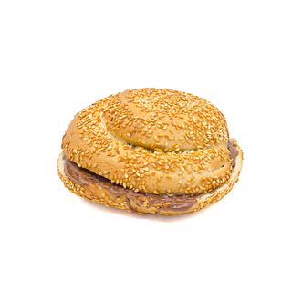 Пълнен геврек с тахан, мед и пралинов пълнеж (200гр)