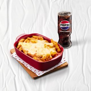 ZAPIEKARON CHEESY MARGHERITA W ZESTAWIE