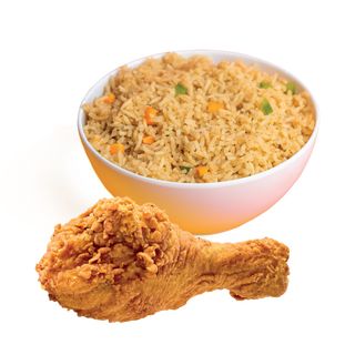 Roti Rice Combo - 1 Piecer + Roti Rice