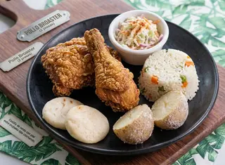 Pollo Broaster (2 Presas)