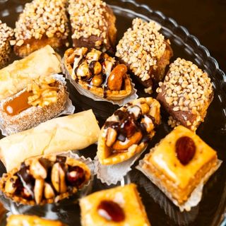 Pastel árabe de frutos secos