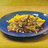 Свинско филе с шийтаки и кладница (450г