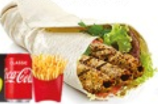 Piadina seekh kebab-menù