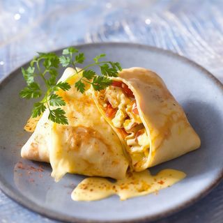 Crêpe Poulet Aux Champignons