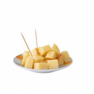 Queso provolone con mermelada de frutas del bosque