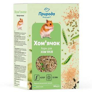 Корм Природа для хом’яків Колор + ензим 500г 