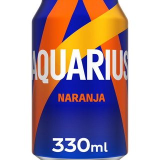 Aquarius Naranja lata 330ml.