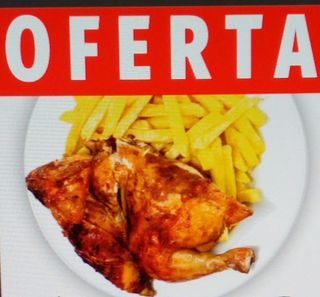 Medio Pollo Con Papas