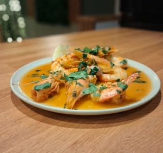 Camarão Frito Com Alhinho