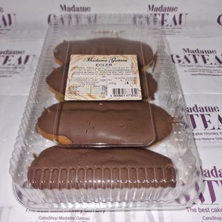 3 cutii Eclere cu crema de vanilie cu ciocolata (12*100G)