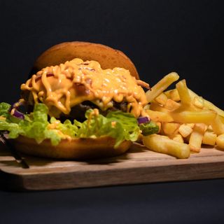 Hamburguesa De Bacon Cheese