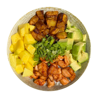 Salmon Poke Tropical