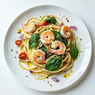Spaghetti z krewetkami 300g