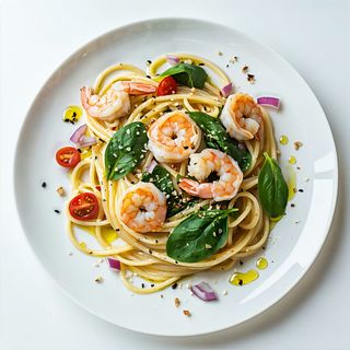 Spaghetti z krewetkami 300g