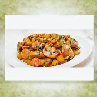 Soté de ciuperci cu morcov