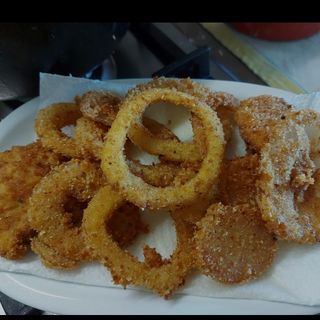 Anelli di cipolla vaschetta