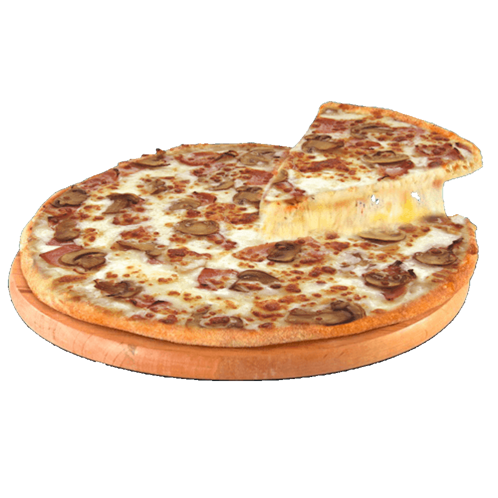 Pizza carbonara (for one)