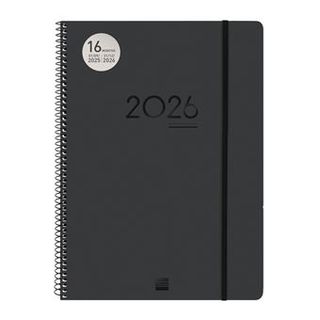 Agenda 2025 26 Ikon S/V E40 Negro - 8422952397526