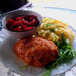 Kotlet mielony z szynki 