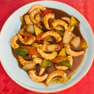 Gambas Teriyaki
