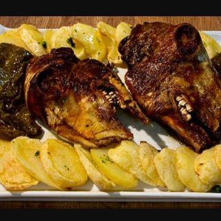 Cabeza De Ternasco Asada Completa 