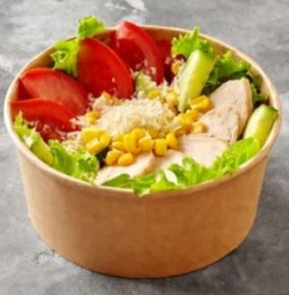 Chicken poke e Coca-Cola Zero lattina 330ml