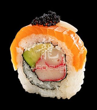 Crazy maki z rybą na wierzchu