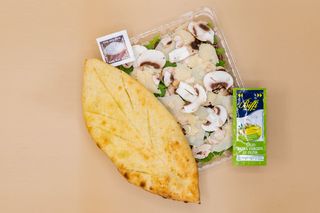 Carpaccio di crudo e funghi