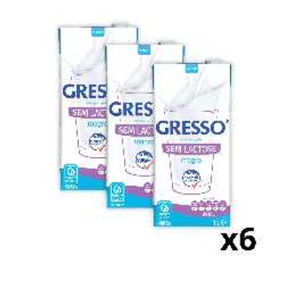 6x Leite M/G S/Lact. - Gresso 1L