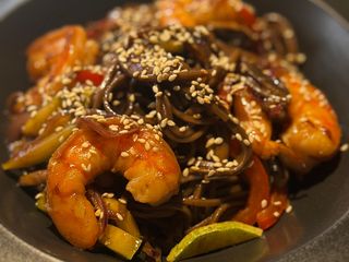 Соба з креветками (340g)