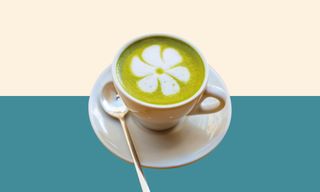 Macha cappuccino