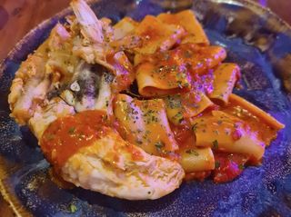 Paccheri con astice mezzo 