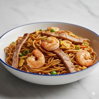 Fideos Con Gambas