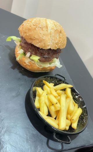Hamburguesa de ternera clásica (200 g.)