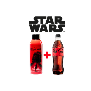 Coca-Cola Zero® + Garrafa StarWars 