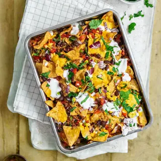 Nachos Vegetarianos