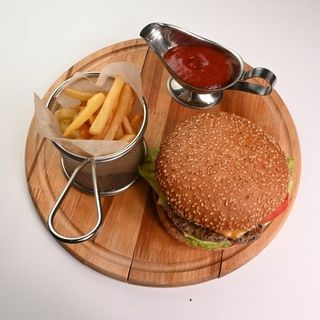 Бургер с бараниной (350г)