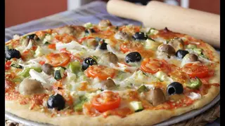 Pizza vegetariana (mediana)
