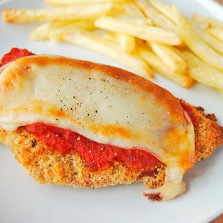 Escalope de pollo a la parmesana 