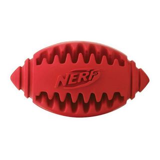 NERF Rubber Rugby Ball Teeth Friendly 8.25 cm (red)