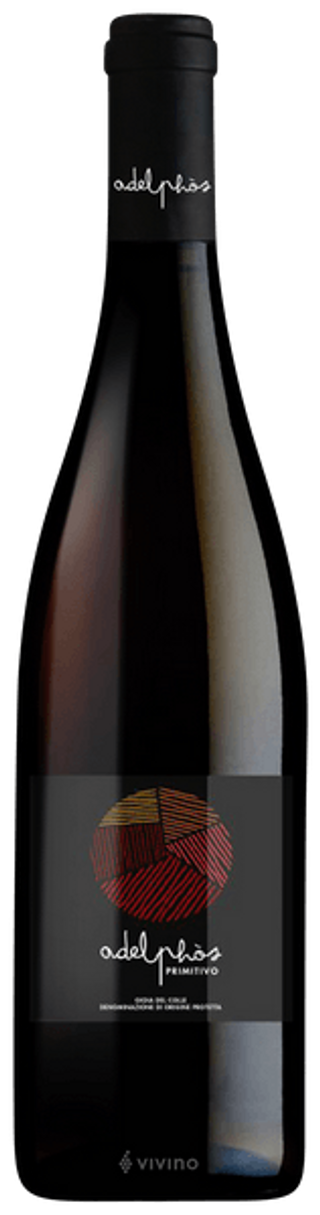 Vino rosso Primitivo Adelplus