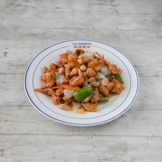 42.-Pollo con almendras