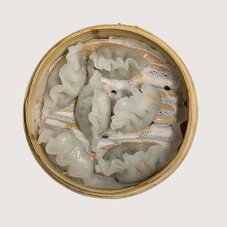 Dumplings vegano (masa transparente)